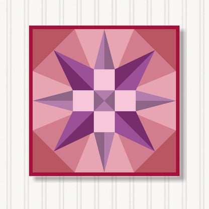 Barn Quilt Wall Art, 8 Sizes, Outdoor & Indoor Square Block, Home Decor Accent, BQ056-06