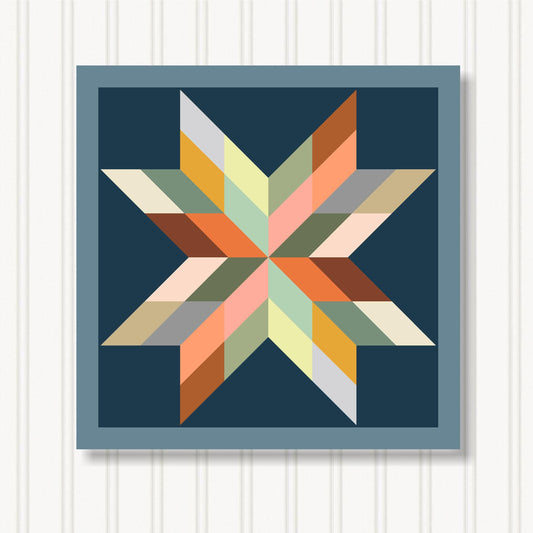 Barn Quilt Wall Art, 8 Sizes, Outdoor & Indoor Square Block, Home Decor Accent, BQ087-20