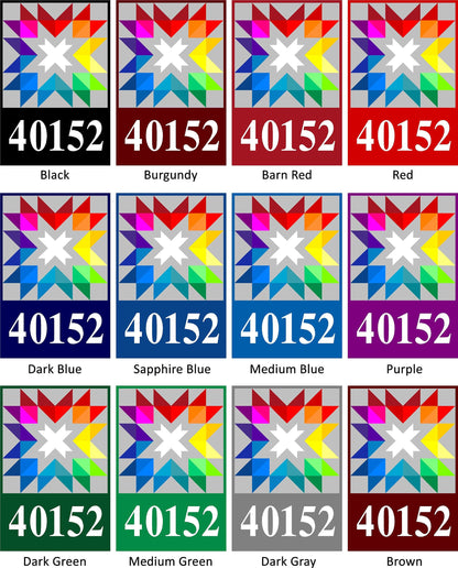 Barn Quilt Address Number / Sign - Premium Quality (No Wood) - Choose any of our patterns - Beautiful and Maintenance-Free