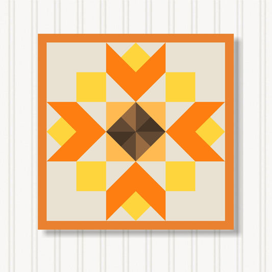 Barn Quilt Wall Art, 8 Sizes, Outdoor & Indoor Square Block, Home Decor Accent, BQ130-11