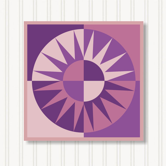 Barn Quilt Wall Art, 8 Sizes, Outdoor & Indoor Square Block, Home Decor Accent, BQ002-11