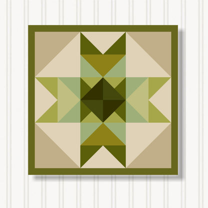 Barn Quilt Wall Art, 8 Sizes, Outdoor & Indoor Square Block, Home Decor Accent, BQ131-07