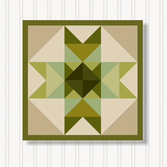 Barn Quilt Wall Art, 8 Sizes, Outdoor & Indoor Square Block, Home Decor Accent, BQ131-07