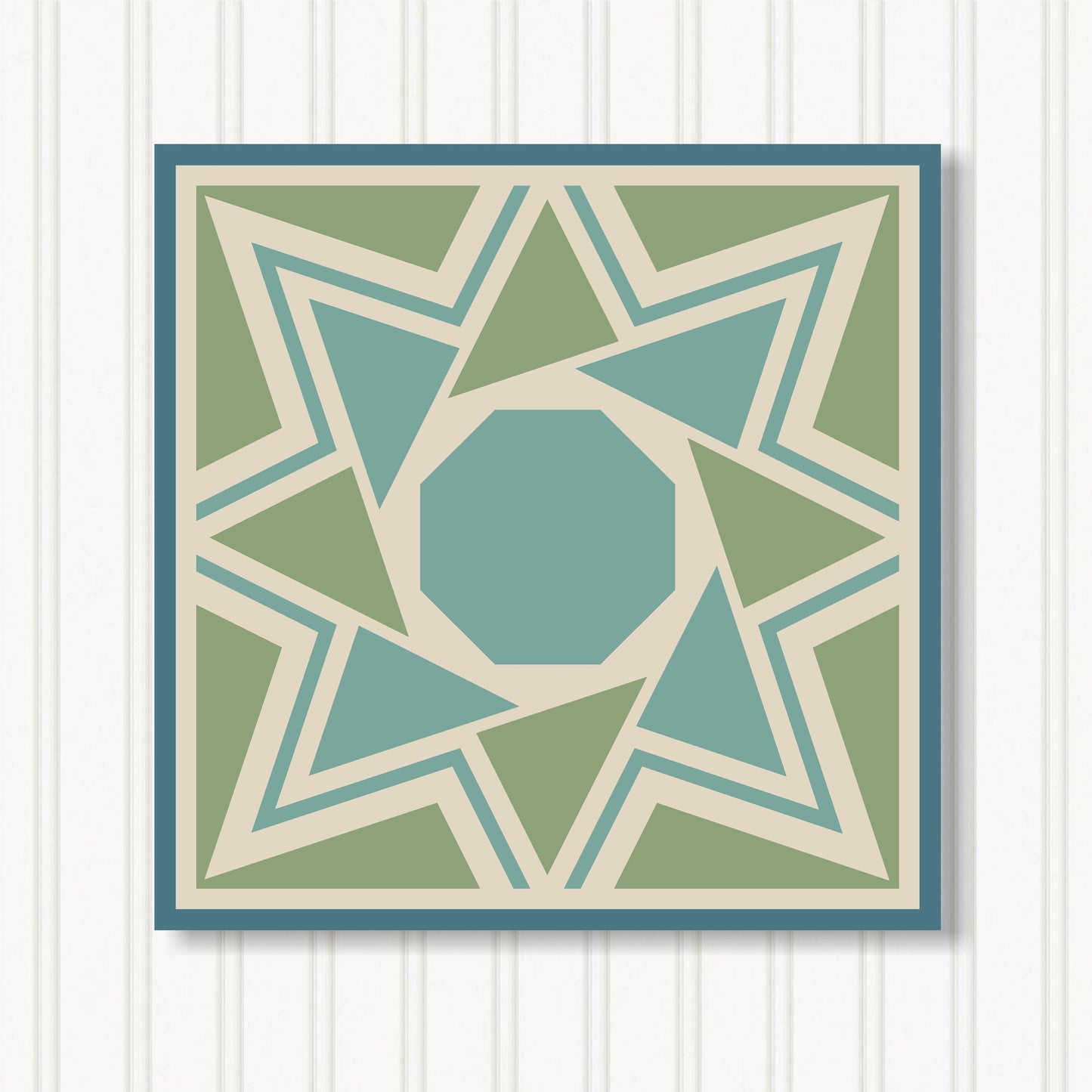 Barn Quilt Wall Art, 8 Sizes, Outdoor & Indoor Square Block, Home Decor Accent, BQ065-08