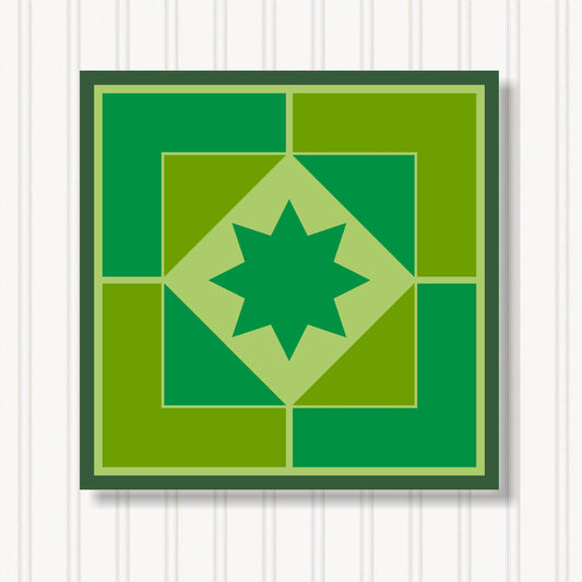 Barn Quilt Wall Art, 8 Sizes, Outdoor & Indoor Square Block, Home Decor Accent, BQ066-15