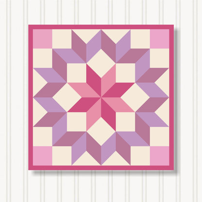 Barn Quilt Wall Art, 8 Sizes, Outdoor & Indoor Square Block, Home Decor Accent, BQ103-06