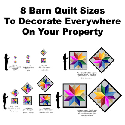 a poster with instructions on how to decorate a quilt