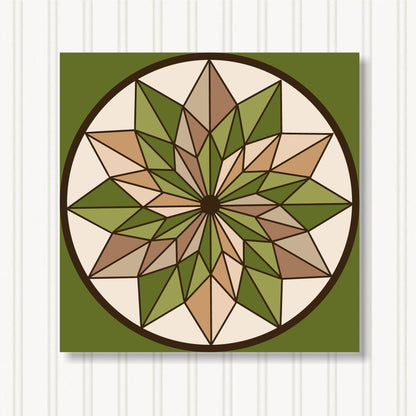 Barn Quilt Wall Art, 8 Sizes, Outdoor & Indoor Square Block, Home Decor Accent, BQ058-14