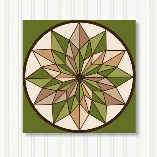 Barn Quilt Wall Art, 8 Sizes, Outdoor & Indoor Square Block, Home Decor Accent, BQ058-14