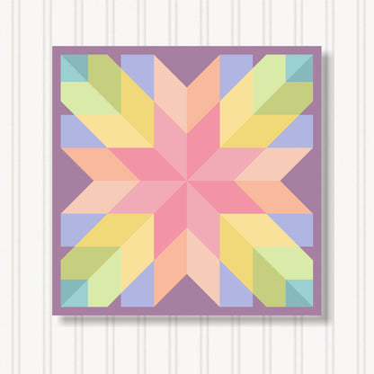 Barn Quilt Wall Art, 8 Sizes, Outdoor & Indoor Square Block, Home Decor Accent, BQ110-31