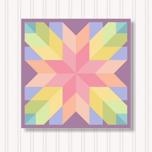 Barn Quilt Wall Art, 8 Sizes, Outdoor & Indoor Square Block, Home Decor Accent, BQ110-31