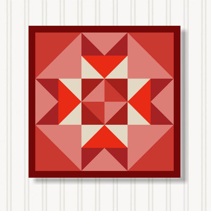 Barn Quilt Wall Art, 8 Sizes, Outdoor & Indoor Square Block, Home Decor Accent, BQ131-20