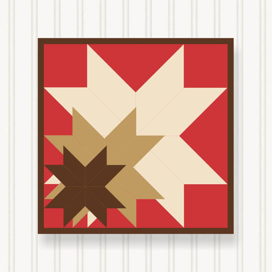 BARN QUILT Block, 7 Beautiful Sizes, Wall Art Decor, Barn Quilt Sign, Barn Quilt Design BQ009-05