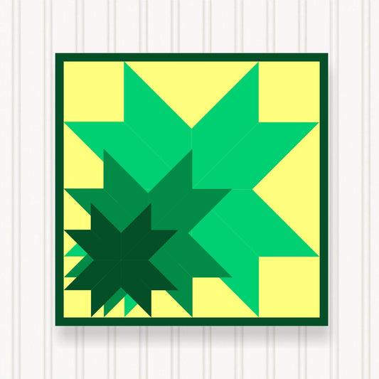 BARN QUILT Block,, 7 Beautiful Sizes, Wall Art Decor, Barn Quilt Sign, Barn Quilt Design BQ009-03