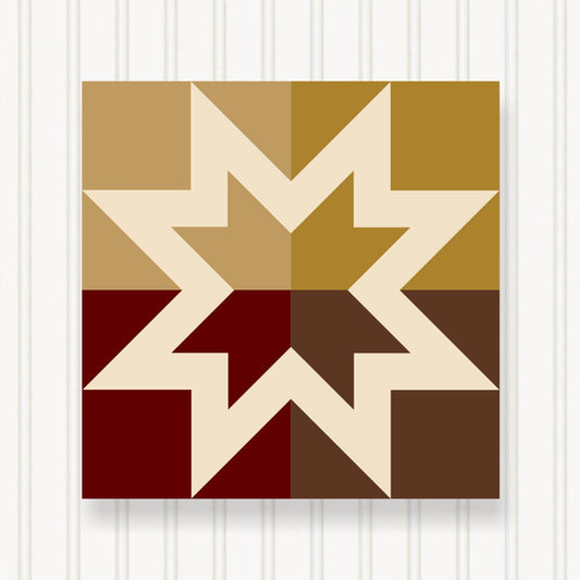 BARN QUILT Block,, 7 Beautiful Sizes, Wall Art Decor, Barn Quilt Sign, Barn Quilt Design BQ011-02