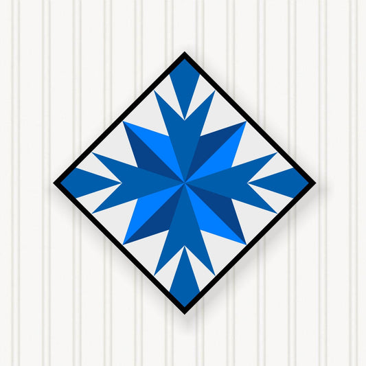 BARN QUILT Block,, 7 Beautiful Sizes, Wall Art Decor, Barn Quilt Sign, Barn Quilt Design BQ049-01