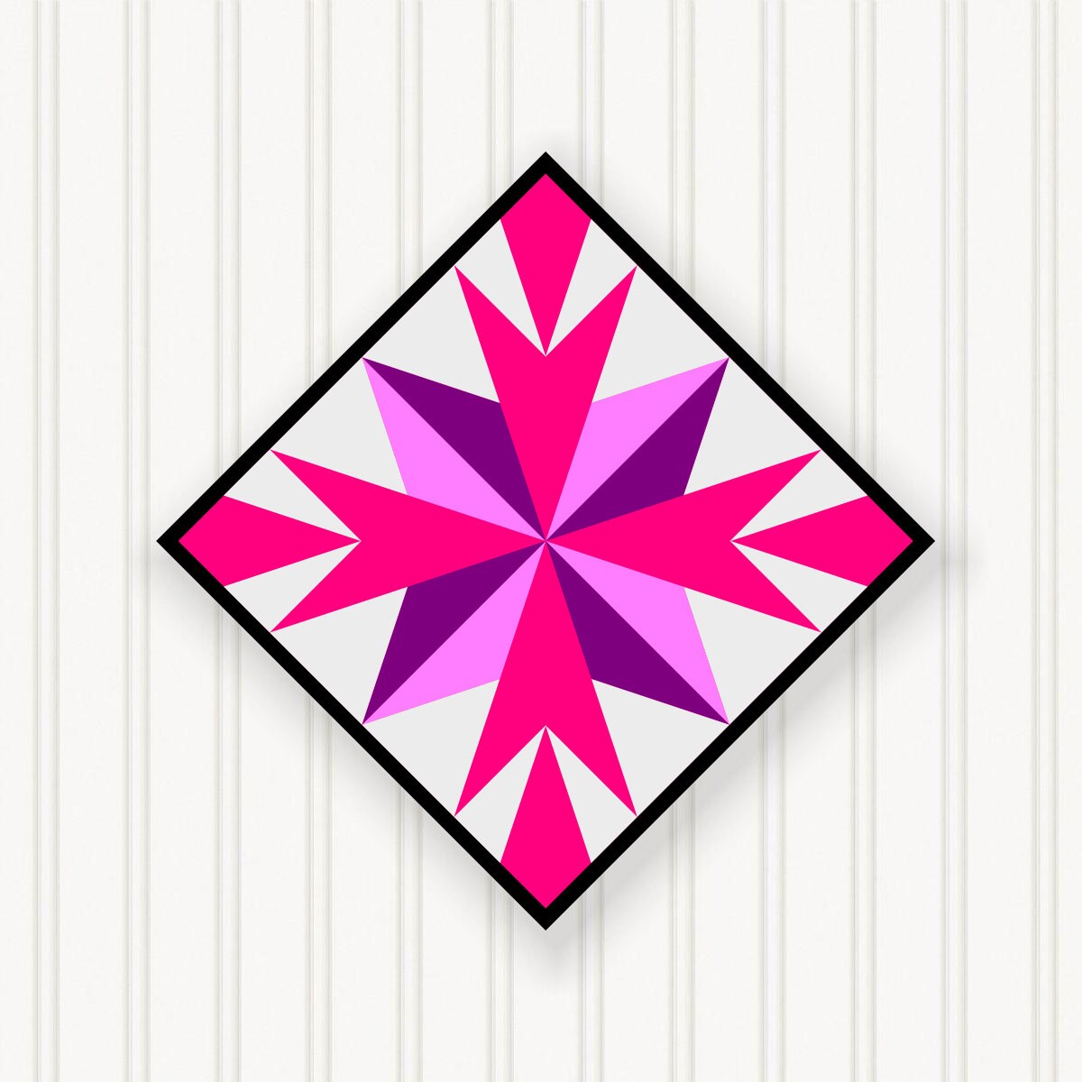 BARN QUILT Block,, 7 Beautiful Sizes, Wall Art Decor, Barn Quilt Sign, Barn Quilt Design BQ049-03