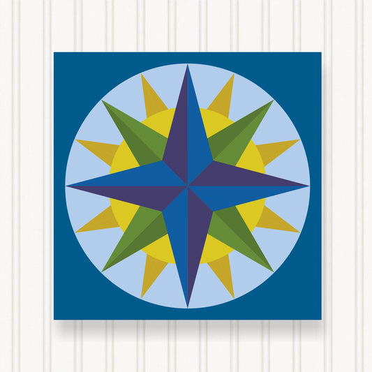 BARN QUILT Block,, 7 Beautiful Sizes, Wall Art Decor, Barn Quilt Sign, Barn Quilt Design BQ029