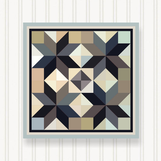 BARN QUILT Block,, 7 Beautiful Sizes, Wall Art Decor, Barn Quilt Sign, Barn Quilt Design BQ033-01