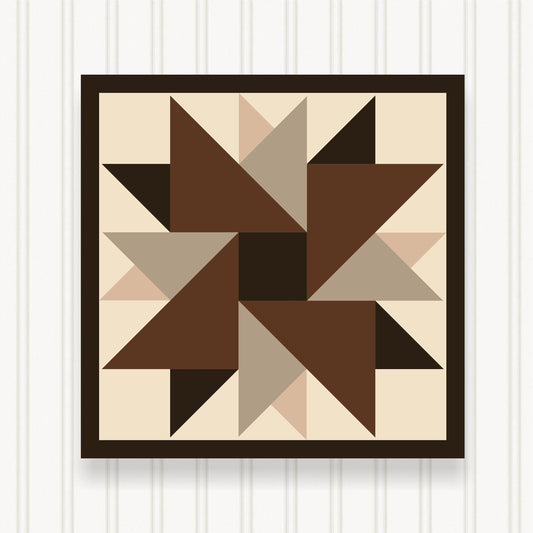 BARN QUILT Block,, 7 Beautiful Sizes, Wall Art Decor, Barn Quilt Sign, Barn Quilt Design BQ012-06