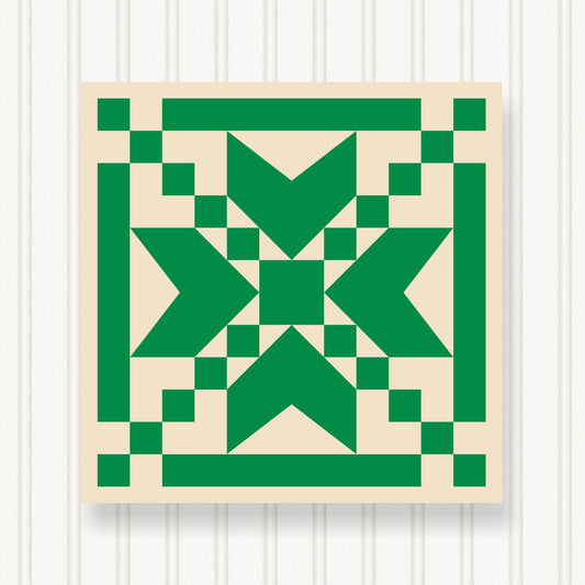 BARN QUILT Block, 7 Beautiful Sizes, Wall Art Decor, Barn Quilt Sign, Barn Quilt Design BQ006-02