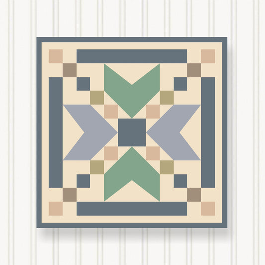 BARN QUILT Block,, 7 Beautiful Sizes, Wall Art Decor, Barn Quilt Sign, Barn Quilt Design BQ006-07