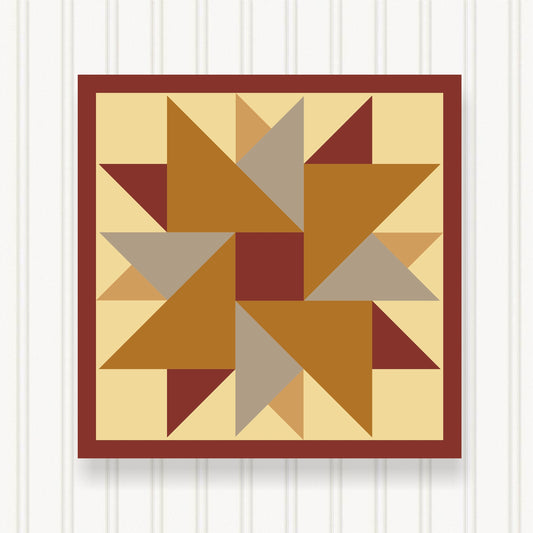 BARN QUILT Block, 7 Beautiful Sizes, Wall Art Decor, Barn Quilt Sign, Barn Quilt Design BQ012-07