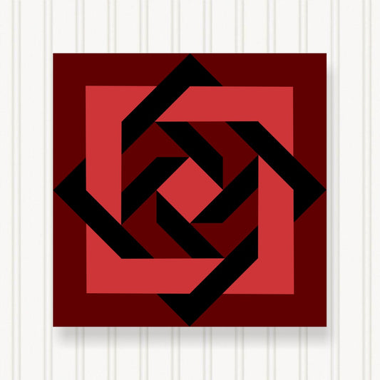 BARN QUILT Block,, 7 Beautiful Sizes, Wall Art Decor, Barn Quilt Sign, Barn Quilt Design BQ005-03