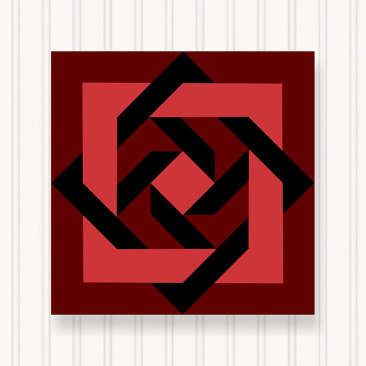 BARN QUILT Block, 7 Beautiful Sizes, Wall Art Decor, Barn Quilt Sign, Barn Quilt Design BQ005-03