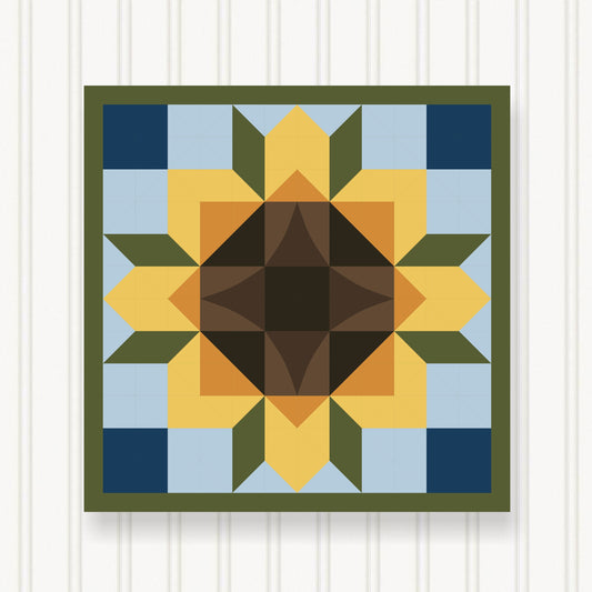 BARN QUILT Block, 7 Beautiful Sizes, Wall Art Decor, Barn Quilt Sign, Barn Quilt Design BQ051