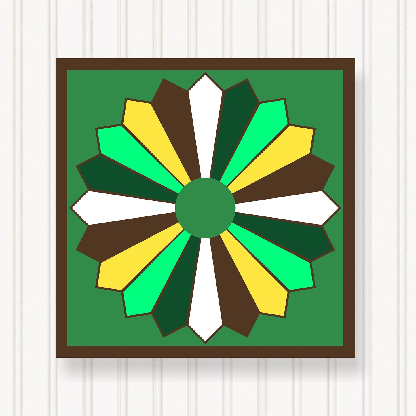 BARN QUILT Block,, 7 Beautiful Sizes, Wall Art Decor, Barn Quilt Sign, Barn Quilt Design BQ037-01