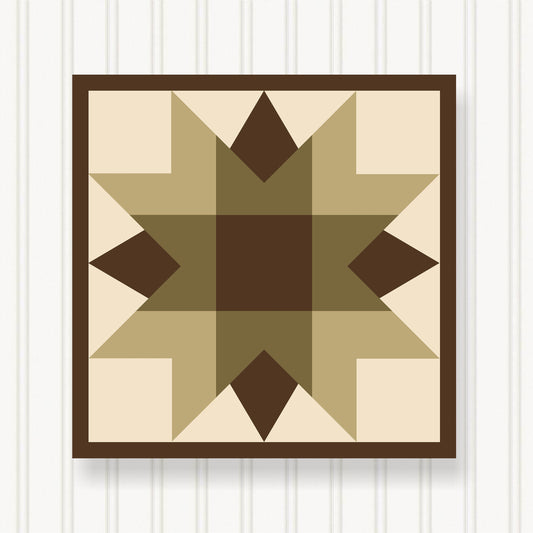 BARN QUILT Block,, 7 Beautiful Sizes, Wall Art Decor, Barn Quilt Sign, Barn Quilt Design BQ036-03