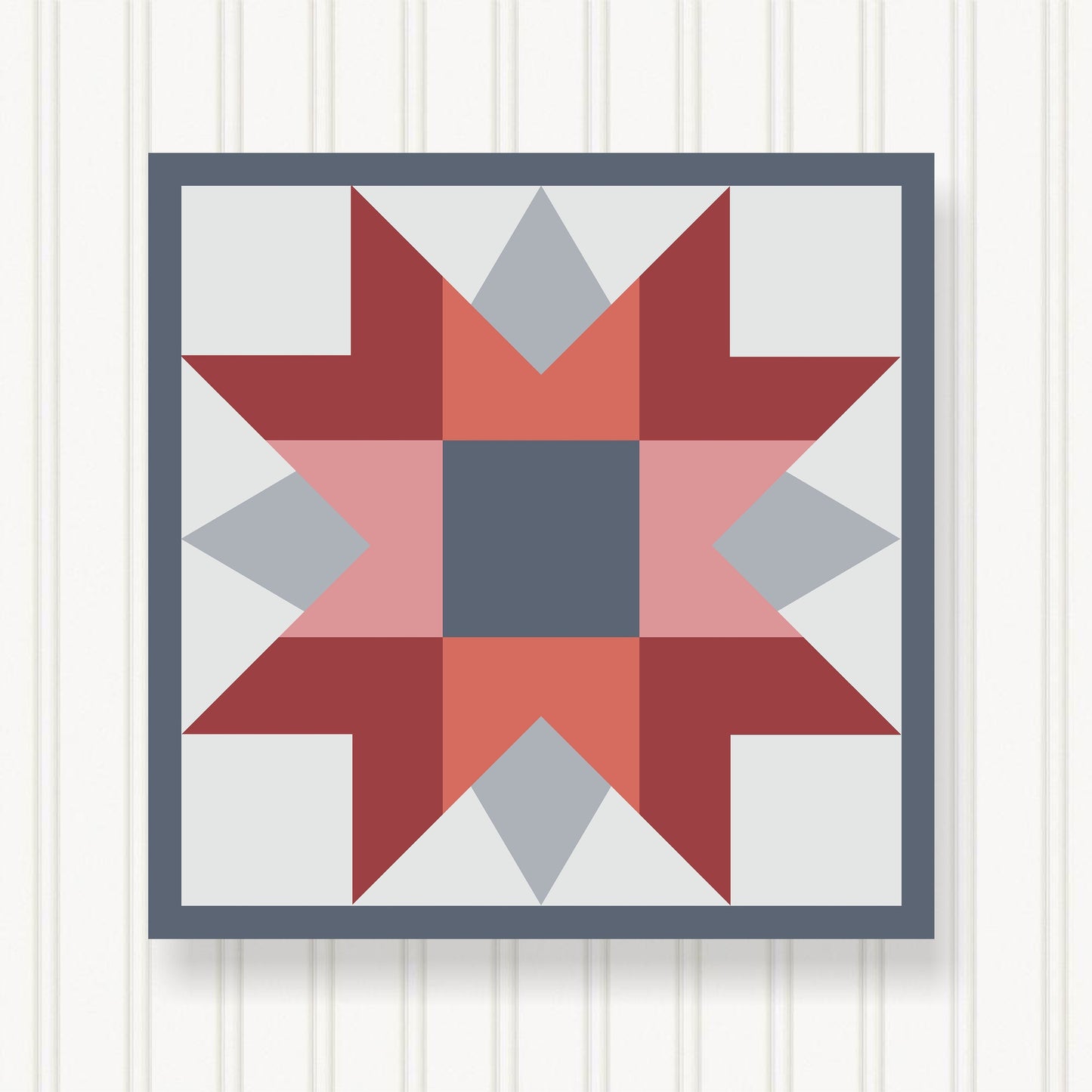 BARN QUILT Block, 7 Beautiful Sizes, Wall Art Decor, Barn Quilt Sign, Barn Quilt Design BQ036-04
