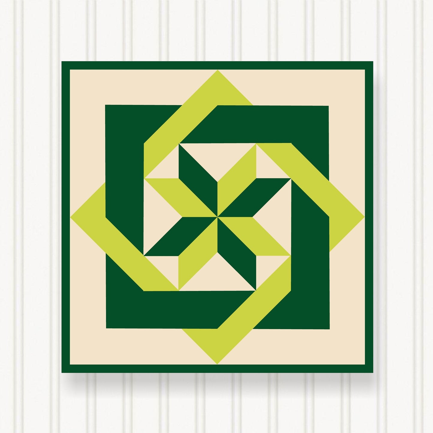 BARN QUILT Block,, 7 Beautiful Sizes, Wall Art Decor, Barn Quilt Sign, Barn Quilt Design BQ003-09