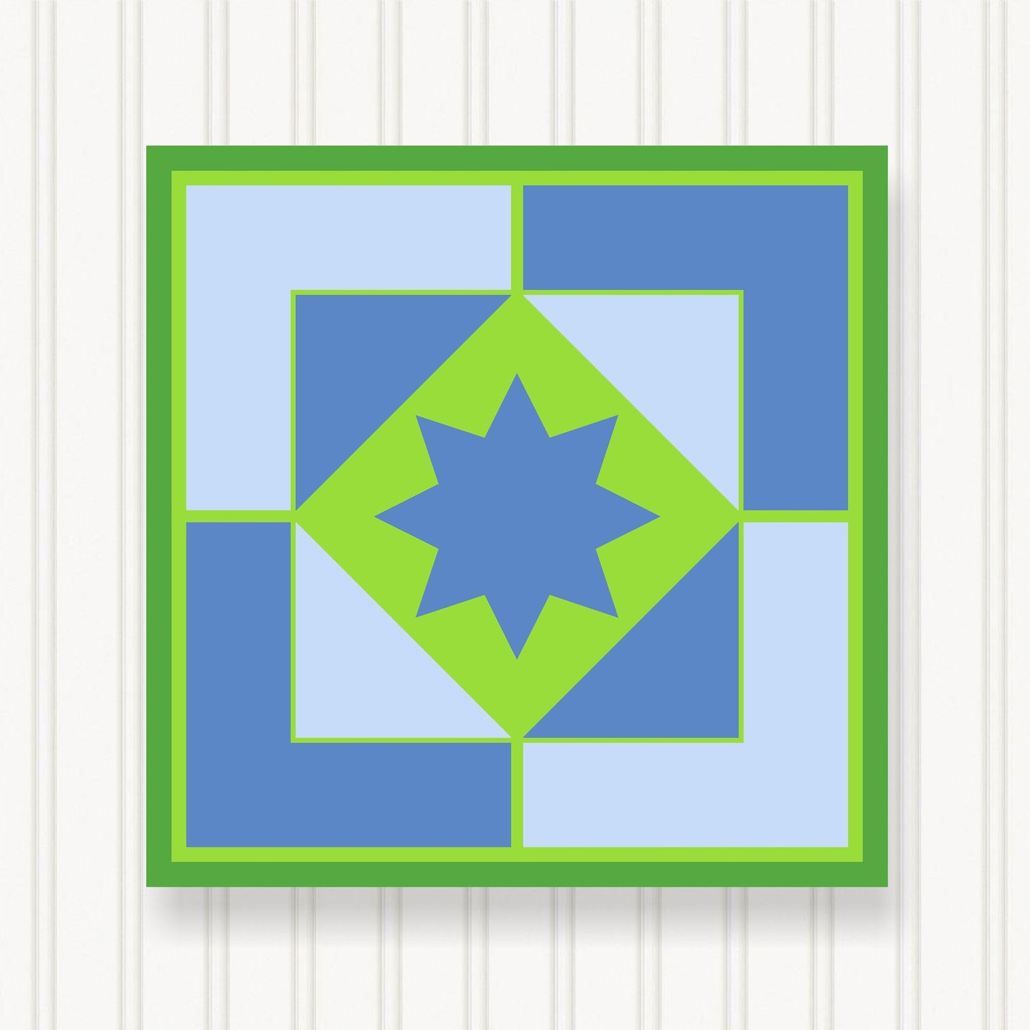 BARN QUILT Block,, 7 Beautiful Sizes, Wall Art Decor, Barn Quilt Sign, Barn Quilt Design BQ066-03