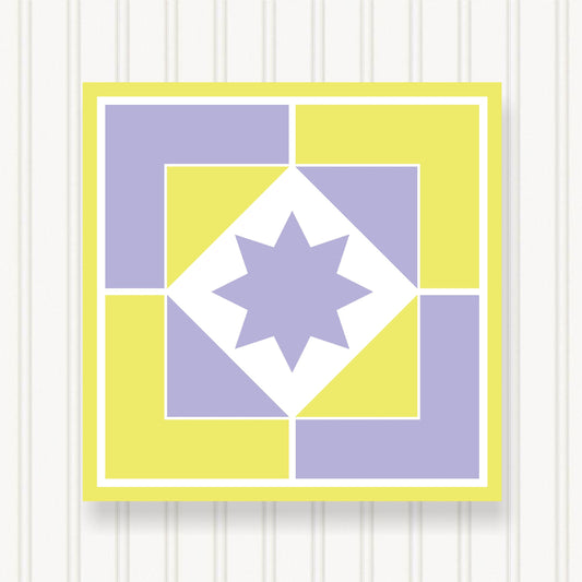 BARN QUILT Block,, 7 Beautiful Sizes, Wall Art Decor, Barn Quilt Sign, Barn Quilt Design BQ066-05