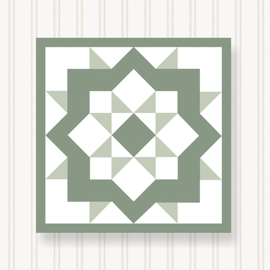 BARN QUILT Block,, 7 Beautiful Sizes, Wall Art Decor, Barn Quilt Sign, Barn Quilt Design BQ062