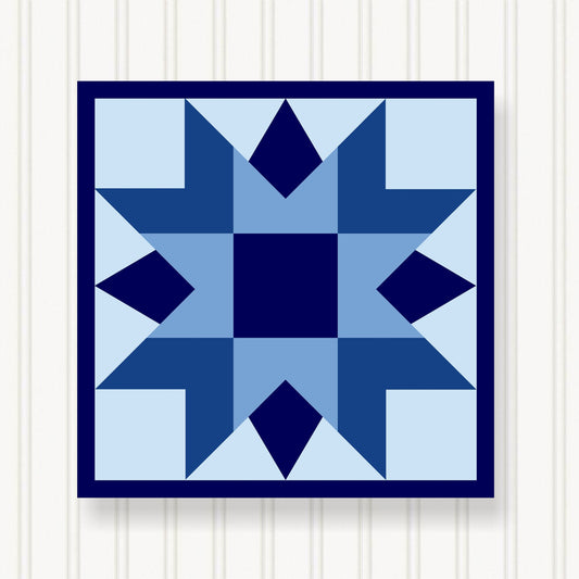 BARN QUILT Block,, 7 Beautiful Sizes, Wall Art Decor, Barn Quilt Sign, Barn Quilt Design BQ036-01