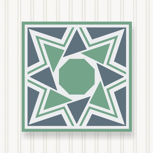 BARN QUILT Block,, 7 Beautiful Sizes, Wall Art Decor, Barn Quilt Sign, Barn Quilt Design BQ065-04