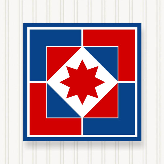 BARN QUILT Block,, 7 Beautiful Sizes, Wall Art Decor, Barn Quilt Sign, Barn Quilt Design BQ066-01