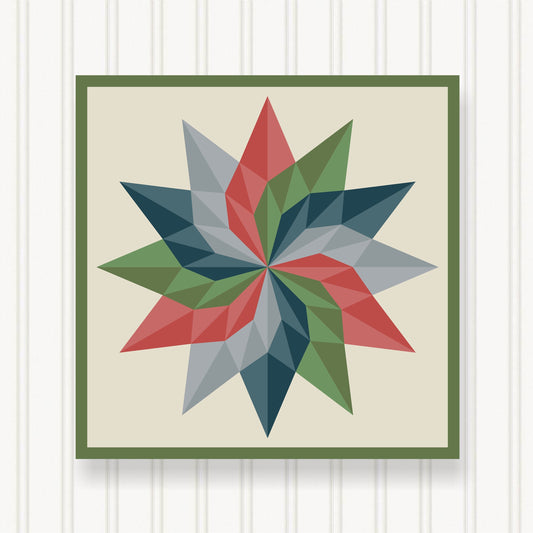 BARN QUILT Block,, 7 Beautiful Sizes, Wall Art Decor, Barn Quilt Sign, Barn Quilt Design BQ072-02