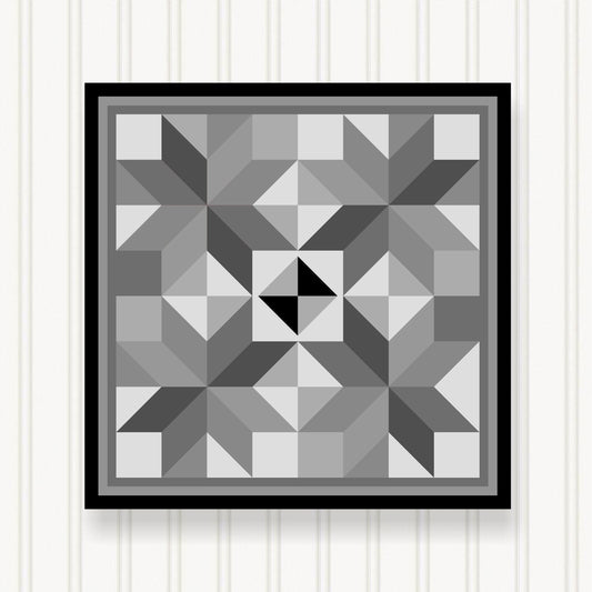 BARN QUILT Block,, 7 Beautiful Sizes, Wall Art Decor, Barn Quilt Sign, Barn Quilt Design BQ033-02