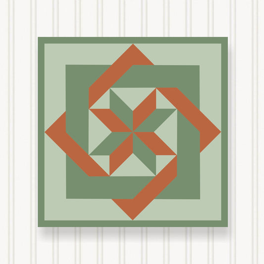 BARN QUILT Block,, 7 Beautiful Sizes, Wall Art Decor, Barn Quilt Sign, Barn Quilt Design BQ003-15