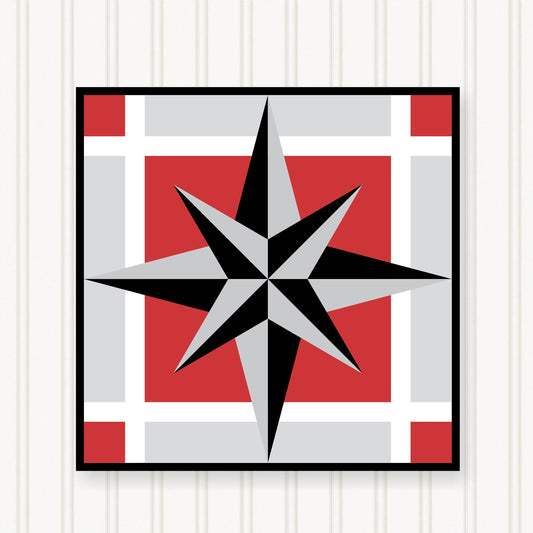 BARN QUILT Block,, 7 Beautiful Sizes, Wall Art Decor, Barn Quilt Sign, Barn Quilt Design BQ082-01