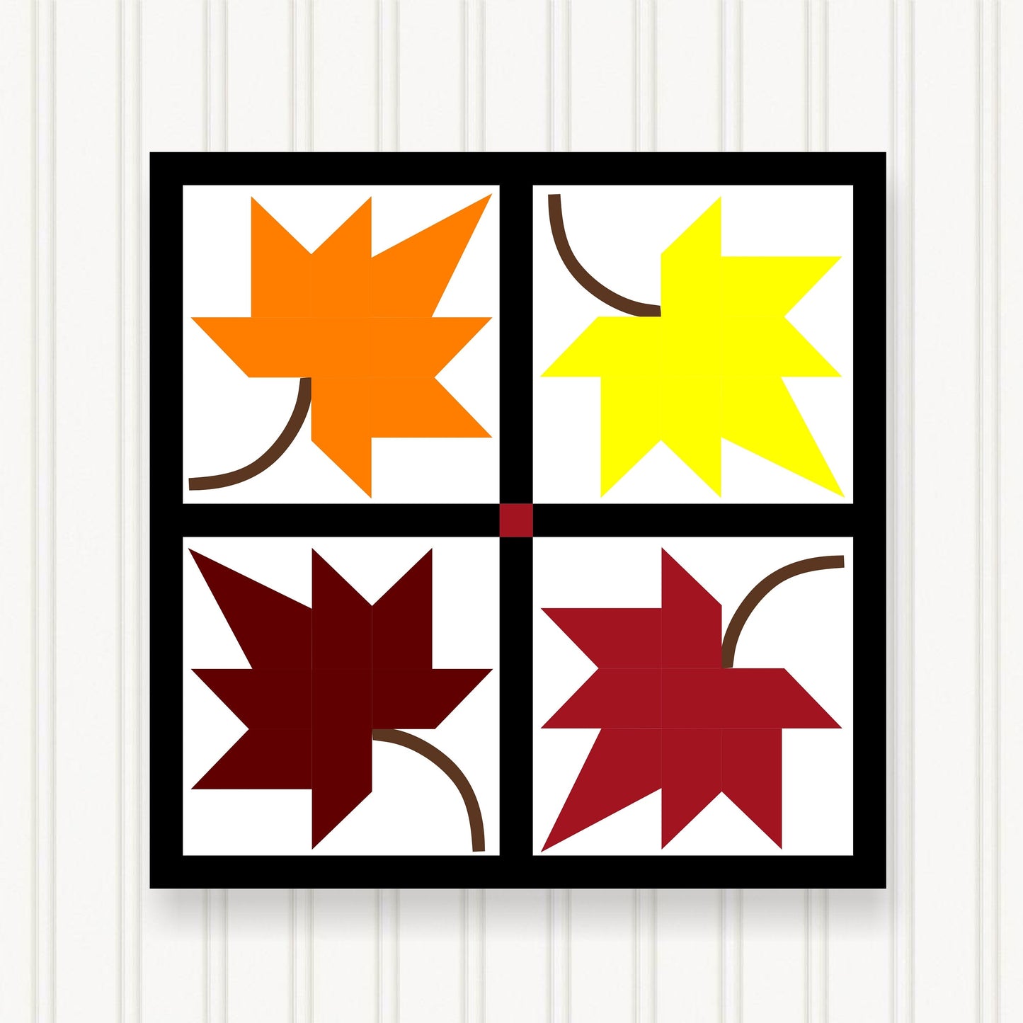 BARN QUILT Block,  Beautiful Outdoor or Indoor Square, 7 Sizes, Wall Art Decor, Barn Quilt Sign, Barn Quilt Design BQ019-02