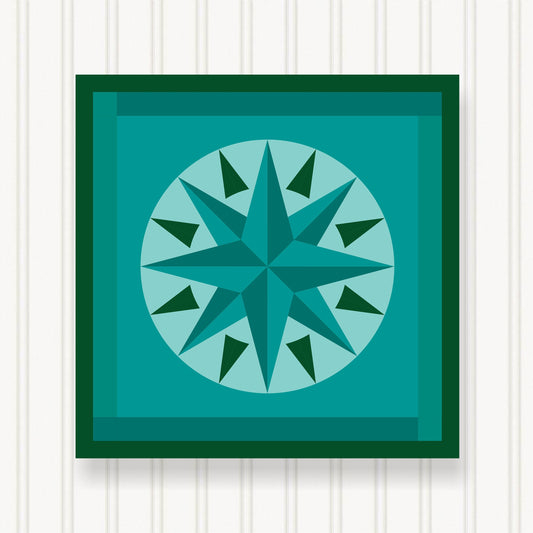 BARN QUILT Block,, 7 Beautiful Sizes, Wall Art Decor, Barn Quilt Sign, Barn Quilt Design BQ027-02