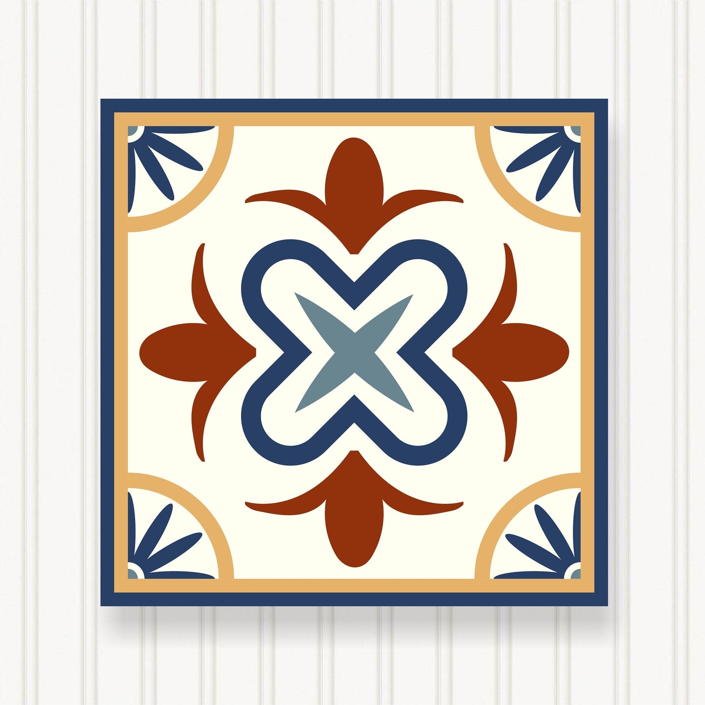 BARN QUILT Block,, 7 Beautiful Sizes, Wall Art Decor, Barn Quilt Sign, Barn Quilt Design BQ030