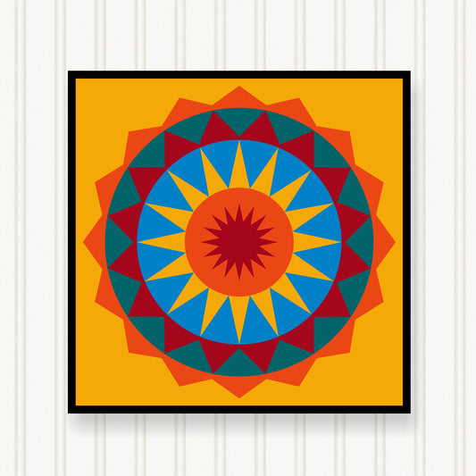 BARN QUILT Block,, 7 Beautiful Sizes, Wall Art Decor, Barn Quilt Sign, Barn Quilt Design BQ084-03
