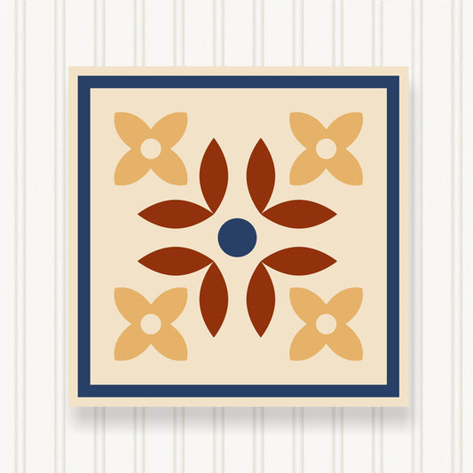 BARN QUILT Block,, 7 Beautiful Sizes, Wall Art Decor, Barn Quilt Sign, Barn Quilt Design BQ026