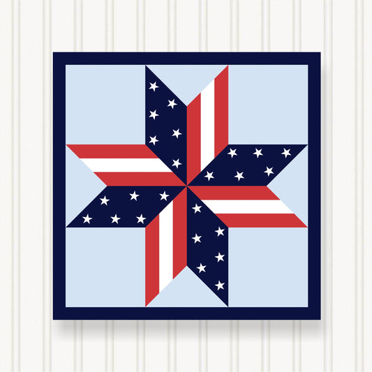 BARN QUILT Outdoor Square  Block  | 7 Sizes | Outside Pattern | Wall Art | Yard Art | Barn Quilt Sign | Farm Quilt Design BQ053